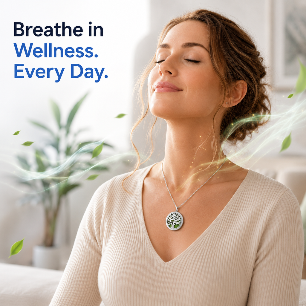 BreatheWell™ Aromatherapy Diffuser Necklace